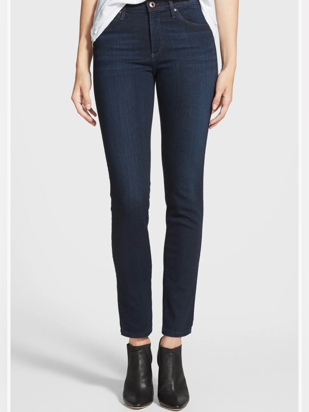 AG Legging Super Skinny Dark Blue Women's Jeans - Jetsetter wash
